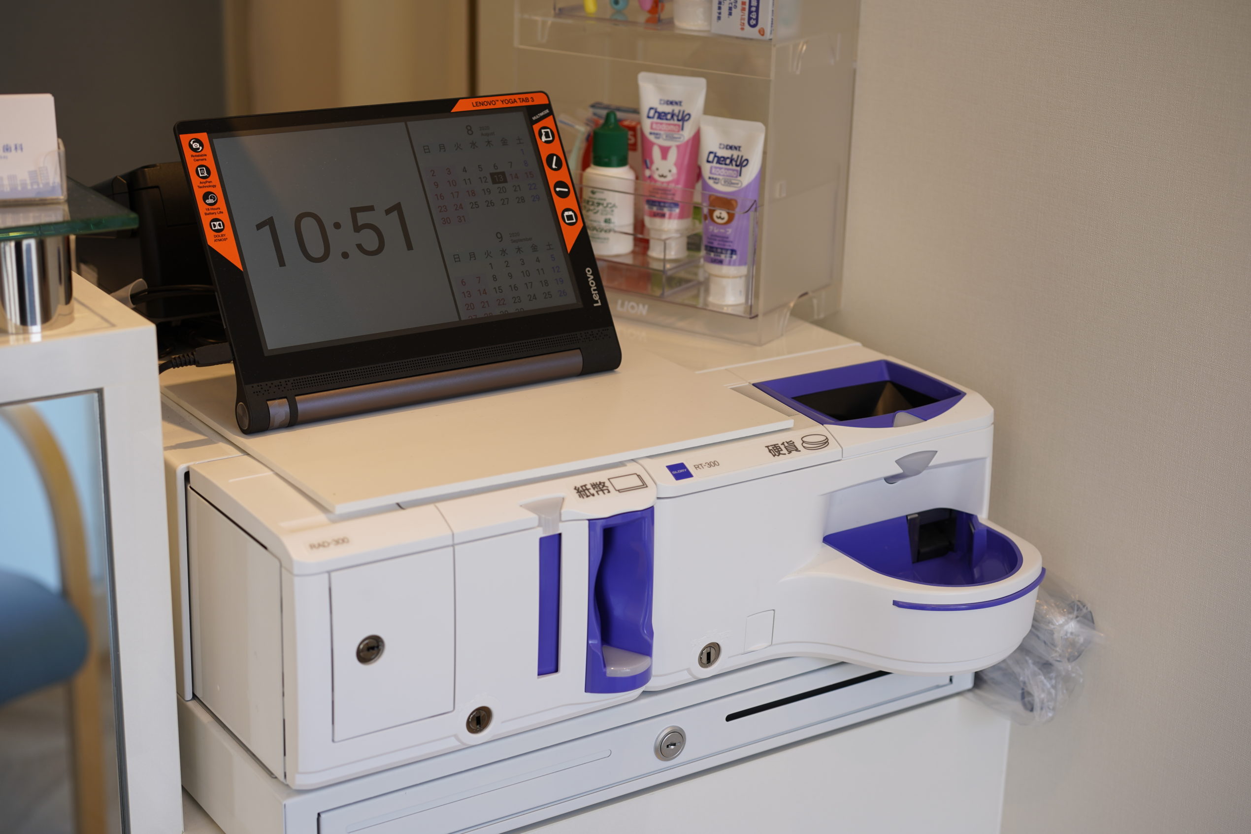 コロナ対策で歯科内覧会 アルファージール