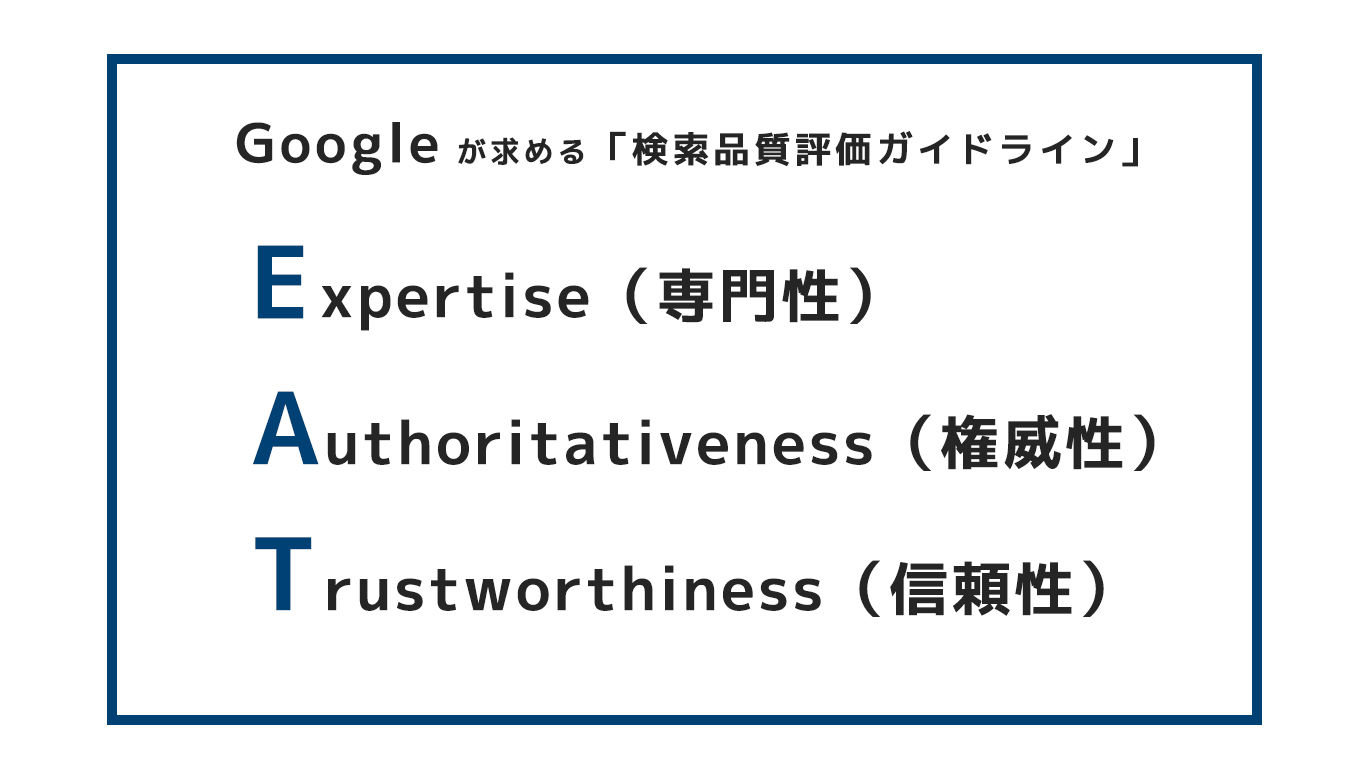 E-A-TとはGoogle