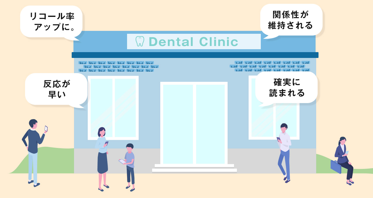 歯科患者を増やすSMSショートメール