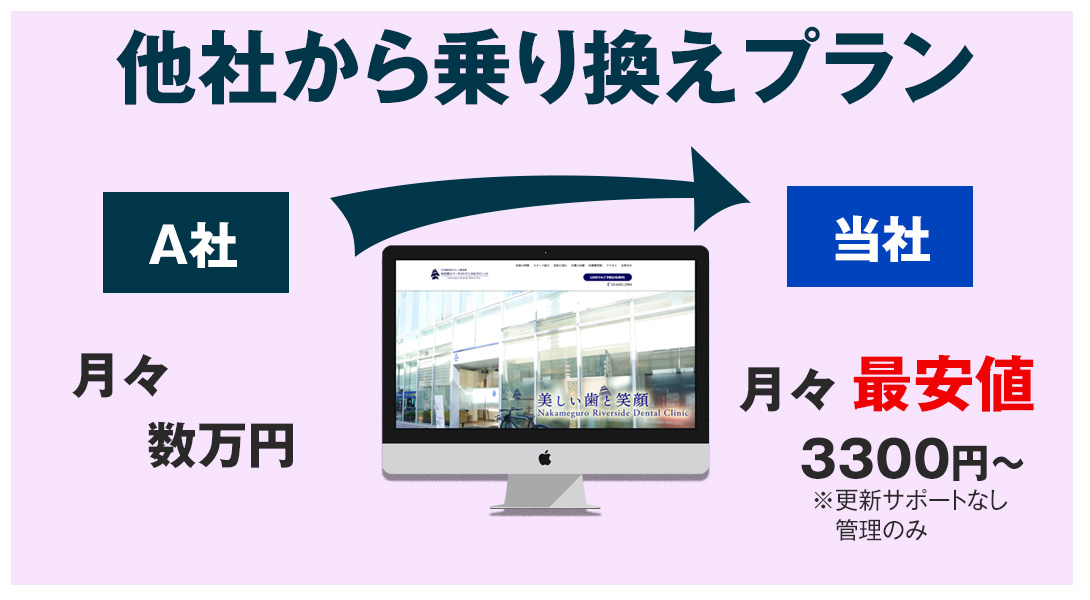 ホームページの月額管理料を安くするには