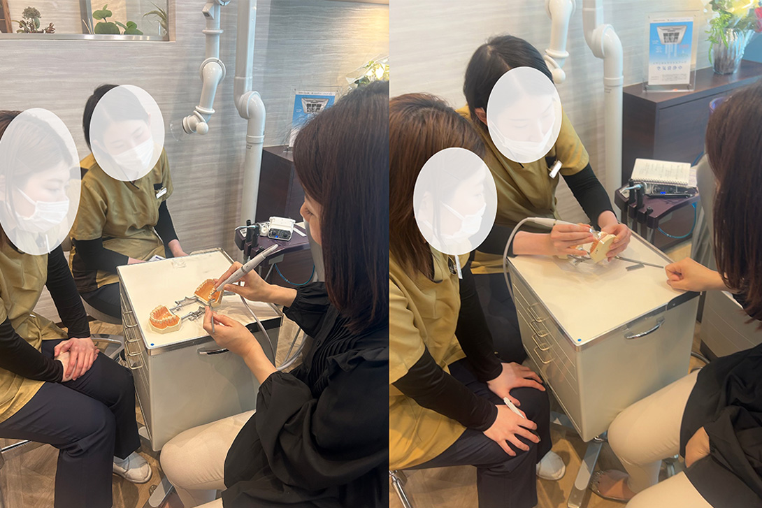 歯科衛生士コンサルによる実技アップ